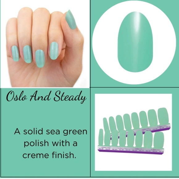 Color Street Other - Sea Green Nail Polish Strips Oslo